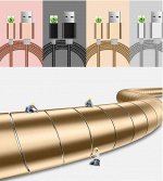 USB кабель для iPhone 5 и выше плетеный 2А, 1 метр 9046308