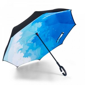 Умный зонт Длина: 80см
Диаметр под зонтом 108см