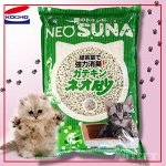 &quot;Neo Loo Life&quot; Комкующийся туалетный наполнитель для обеспеч. гигиены животного с экстр. зеленого чая (несмыв. в канализацию)