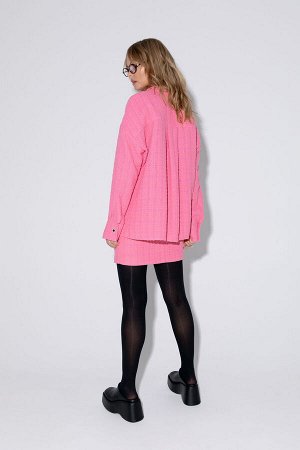 Костюм Костюм Pirs 5386 розовый 
Состав: Костюм: Вискоза-20%; ПЭ-44%; Хлопок-35%; Эластан-1%; Подкладка: Вискоза-55%; ПЭ-45%;
Сезон: Осень-Зима
Рост: 164

Костюм-двойка из свободной рубашки с контраст