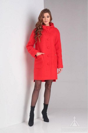 пальто Diomant 1370 Красный