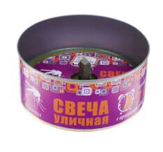 Свеча антимоскитная Цитронелла HELP банка (1уп/12шт) 80011