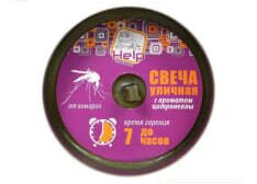 Свеча антимоскитная Цитронелла HELP банка (1уп/12шт) 80011