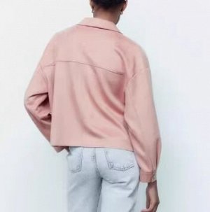 КУРТКА ИЗ ИСКУССТВЕННОЙ ЗАМШИ арт. 4968221, розовый
