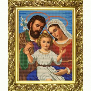 Рисунок на ткани-"Святое Семейство"