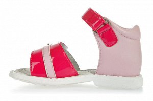 Туфли открытые малодетские ZEBRA, Красный