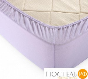 Ш160200свсир Светло-сирен простыня ТРИКОТАЖ 160*200*20 на резинке Р013Т