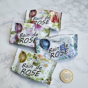 Японские пенящиеся соли для ванн "Bain de Rose"