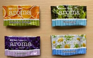 Японские пенящиеся соли для ванн "Aroma Flora"