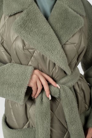 01-12039 Пальто женское демисезонное (пояс)