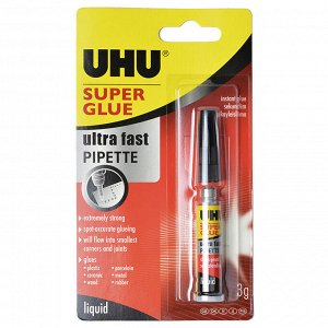 Клей UHU Super glue pipette