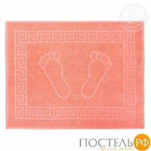 НОЖКИ АРТ Дизайн полотенце махровое для ног 50*70 персик