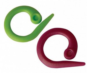 10804 Knit Pro Маркировщик для петель Круг, пластик, зеленый/красный, уп.30шт