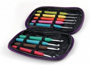 Набор алюминиевых крючков Maxwell Colors с эргономичной ручкой арт. MAXW.62785 (2.0-6.0 мм)
