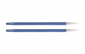 47524 Knit Pro Спицы съемные Zing 4,5мм для длины тросика 20см, алюминий, иолит (фиолетовый), 2шт