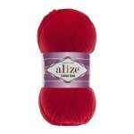 Пряжа Alize Cotton Gold Ализе Коттон Голд цвет №56 красный