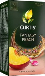 Чай Curtis Fantasy Peach 1.5*25пак (1/12) зеленый сашет