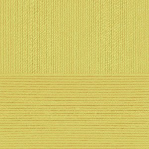 Пряжа для вязания ПЕХ Детский каприз тёплый (50% мериносовая шерсть, 50% фибра) 10х50г/125м цв.027 лимон