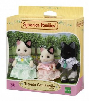 Набор Sylvanian Families "Семья черно-белых котов", кор. 15*6*15 см