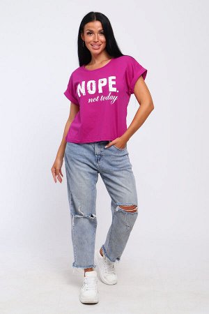 Футболка с надписью Nope, not today, Арт. 804