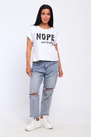 Футболка с надписью Nope, not today, Арт. 804
