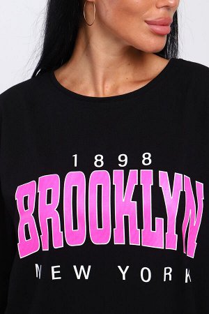 Футболка с надписью Brooklyn, плотность 190гр., Арт. 803