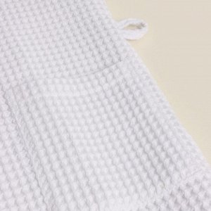 Халат вафельный женский SL HOE: Boho "Блан де Блан", 100% хлопок, 280 г/м2