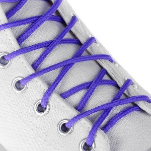 Шнурки для обуви плетеные цветные, круглые 115см, 2 шт