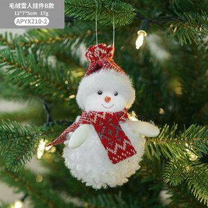 Ёлочная игрушка "Снеговик", 1 шт