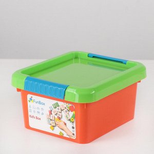 Контейнер для хранения с крышкой Kid's Box, 2 л, 19,5?17?10 см, цвет МИКС