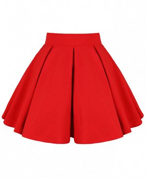 Красная юбка для девочки Цвет: красный