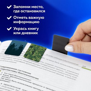 Закладки для книг МАГНИТНЫЕ, "MILITARY", набор 6 шт., 35х25мм, BRAUBERG, 113164