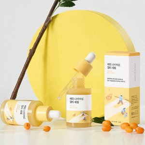 Round Lab Vita Niacinamide Dark Spot Serum Осветляющая капсульная сыворотка с ниацинамидом 30 мл