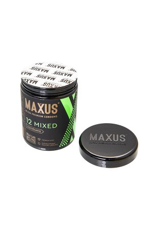 Презервативы Maxus Mixed, набор, латекс, 12 шт.