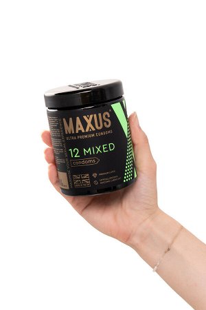 Презервативы Maxus Mixed, набор, латекс, 12 шт.