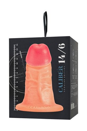 Фаллоимитатор реалистичный, RealStick CALIBER, 14 см, ?6