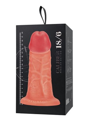 Фаллоимитатор реалистичный, RealStick CALIBER, 18 см, ?6
