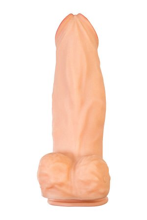 Вибратор-гигант LoveToy, реалистичный, neoskin, телесный, 28 см, ? 8,9 см
