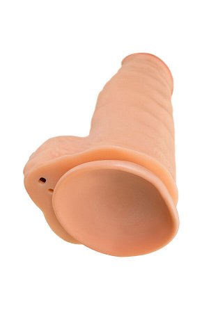 Вибратор-гигант LoveToy, реалистичный, neoskin, телесный, 28 см, ? 8,9 см