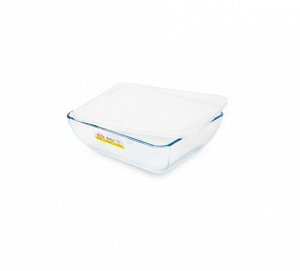 "Pyrex" Блюдо прямоугольное с крышкой "DAILY" 27х22х9см, 3,5л