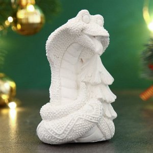 Фигура для раскраски "Змея с елочкой", 8х6см