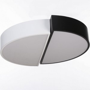 Люстра "Модерни" LED 3 режима 72Вт белый-черный 50х50х8 см