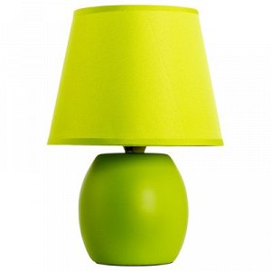 Лампа настольная "Мелисса" 1х40Вт E14 зеленый 17х17х24см.