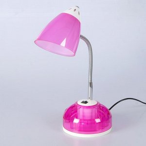 Настольная лампа 1x60W E27 розовая 16,5x16,5x51см