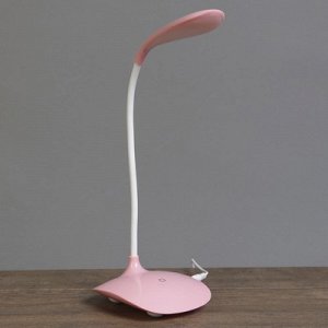 Настольная лампа "Капля розовая" 4LED USB 2,8вт 10х15,5х41