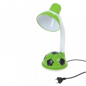 Лампа настольная Е27 "Футбольный мяч", h=44 см (220В) зеленый