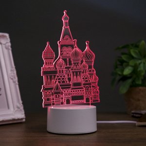 Светильник "Кремль" LED RGB от сети 10х11,3х21,6см