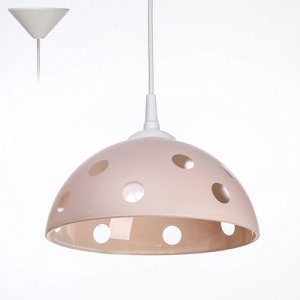 Светильник Колпак Силви1 лампа E27 40Вт розовый д.250