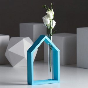 Рамка-ваза для цветов "Домик", цвет МИКС, 15 х 21 см