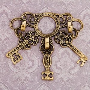Ключница связка ключей Счастья, удачи, богатства10,5 х 8,5 см